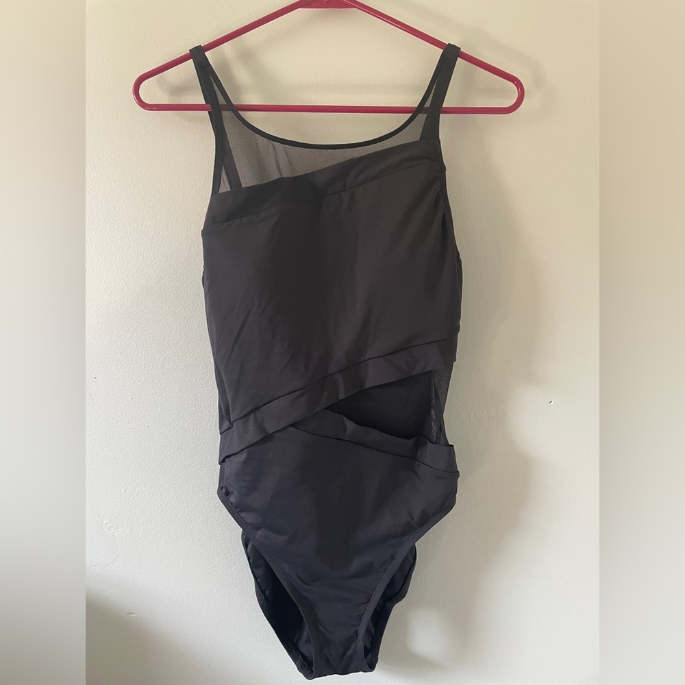 Bleu Rod Beattie Black Mesh Swimsuit